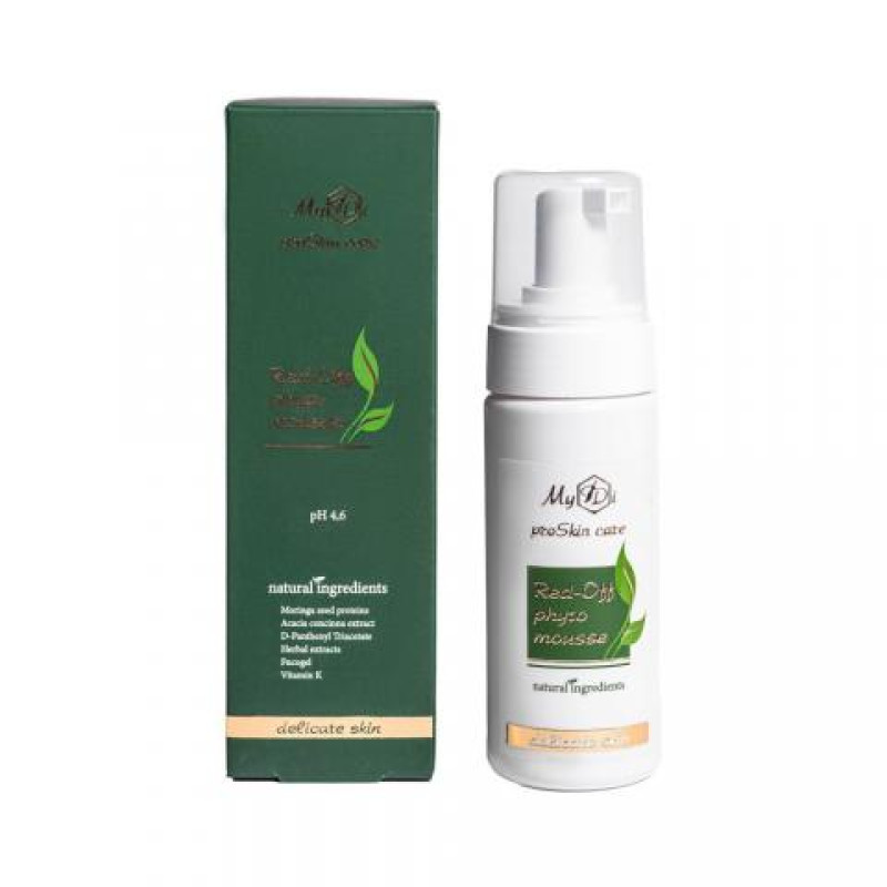 Очищаючий мус для чутливої шкіри обличчя Myidi Red-Off phyto mousse 150 мл Очищаючий мус для чутливої шкіри обличчя Myidi Red-Off phyto mousse 150 мл