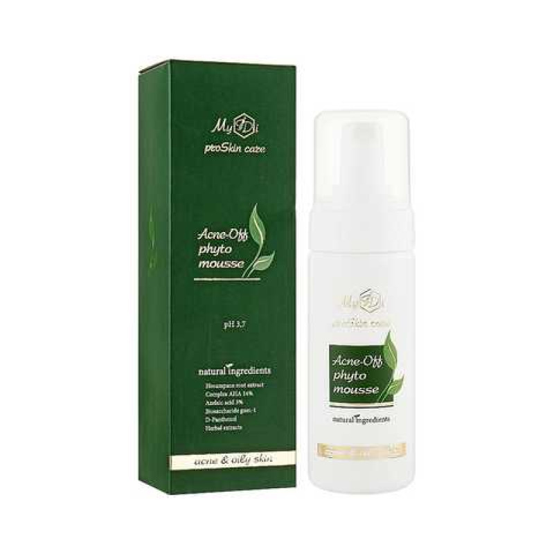 Очищаючий мус для проблемної шкіри Myidi Acne-Off phyto mousse 150 мл Очищаючий мус для проблемної шкіри Myidi Acne-Off phyto mousse 150 мл
