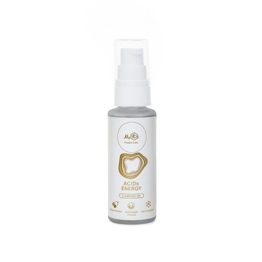 Очищувальний гель з AHA/BHA/PHA кислотами «Енергія кислот» Myidi Acai Polish Cleanser 50 мл