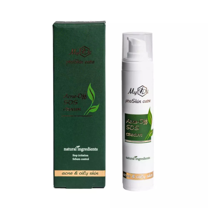 Протизапальний SOS крем для проблемної шкіри Myidi Acne-off SOS cream, 50 мл Протизапальний SOS крем для проблемної шкіри Myidi Acne-off SOS cream, 50 мл