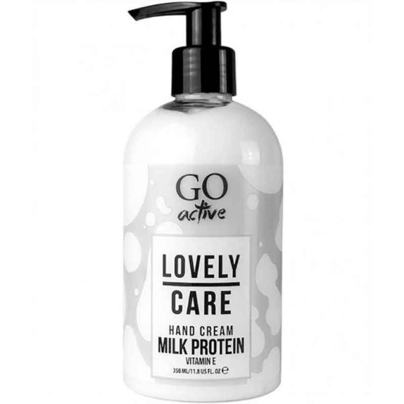 Крем для рук успокаивающий с молочными протеинами Go Active Lovely Care Hand Cream Milk Protein Vitamin E 350 мл Крем для рук успокаивающий с молочными протеинами Go Active Lovely Care Hand Cream Milk Protein Vitamin E 350 мл