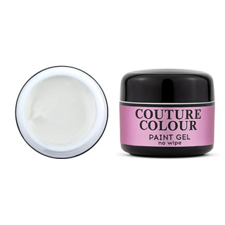 Гель-краска без липкого слоя (белая) Couture Colour Paint Gel No Wipe White 5 г