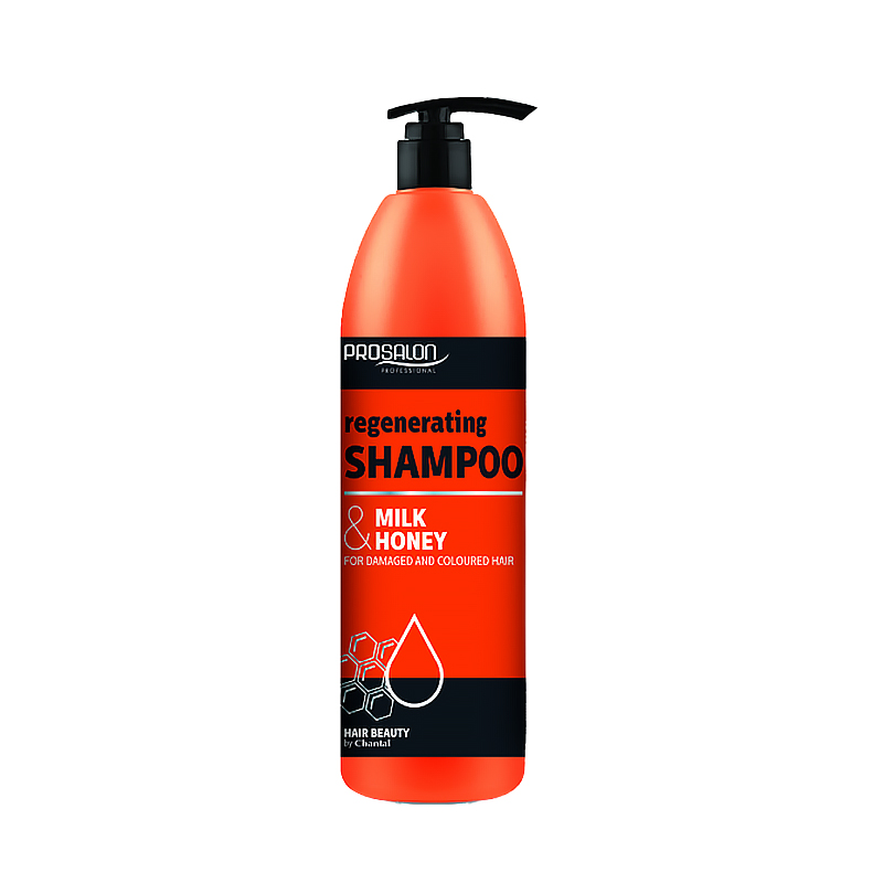 Шампунь регенеруючий з молоком і медом 1000 мл, Prosalon Hair Care Shampoo Шампунь регенеруючий з молоком і медом 1000 мл, Prosalon Hair Care Shampoo