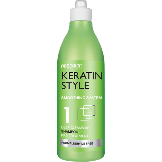 Глибоко очищуючий шампунь №1 Keratin Style 275 мл, Prosalon