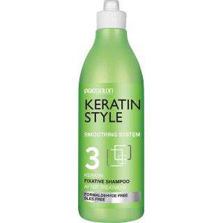 Кератиновий шампунь №3 Keratin Style 500 мл, Prosalon