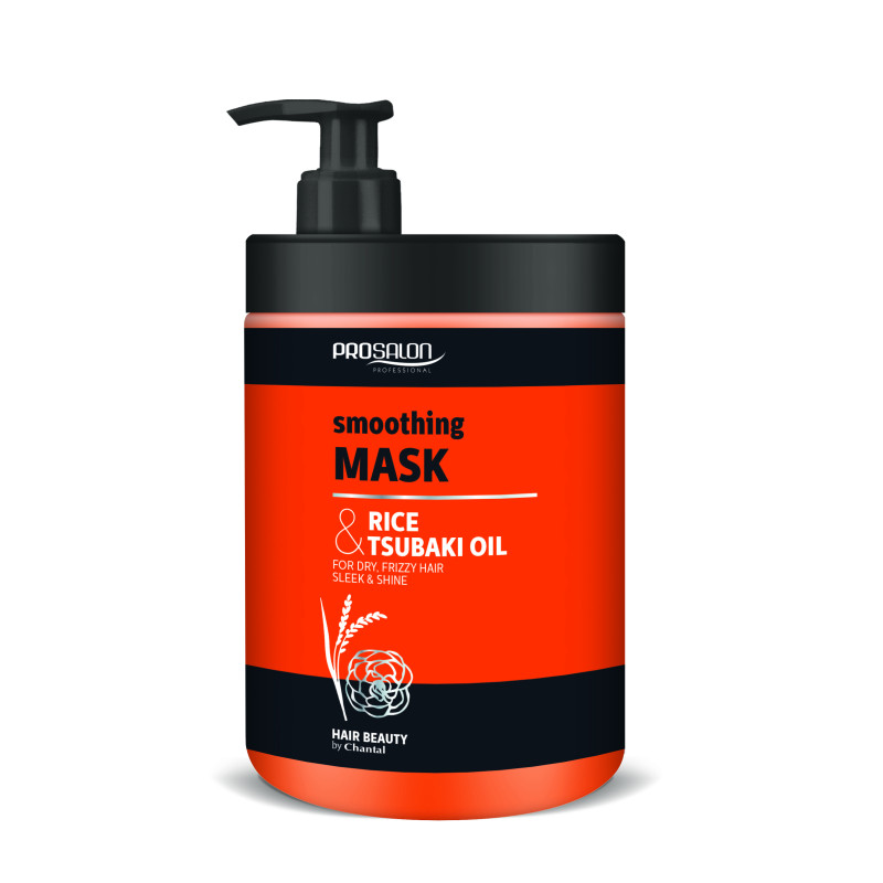 Розгладжуюча маска для волосся рис і олія цубакі Prosalon Rice Tsubaki oil 1000 мл Розгладжуюча маска для волосся рис і олія цубакі Prosalon Rice Tsubaki oil 1000 мл