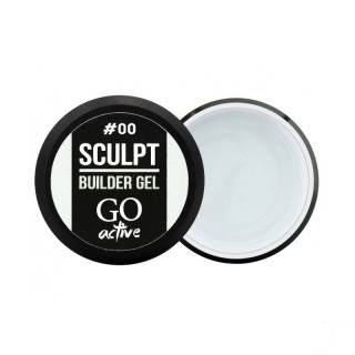 Билдер-гель GO Active Sculpt Builder Gel Clear 00, прозрачный, 12 мл