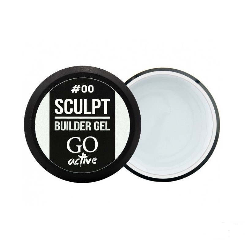 Білдер-гель GO Active Sculpt Builder Gel Clear 00, прозорий, 12 мл Білдер-гель GO Active Sculpt Builder Gel Clear 00, прозорий, 12 мл