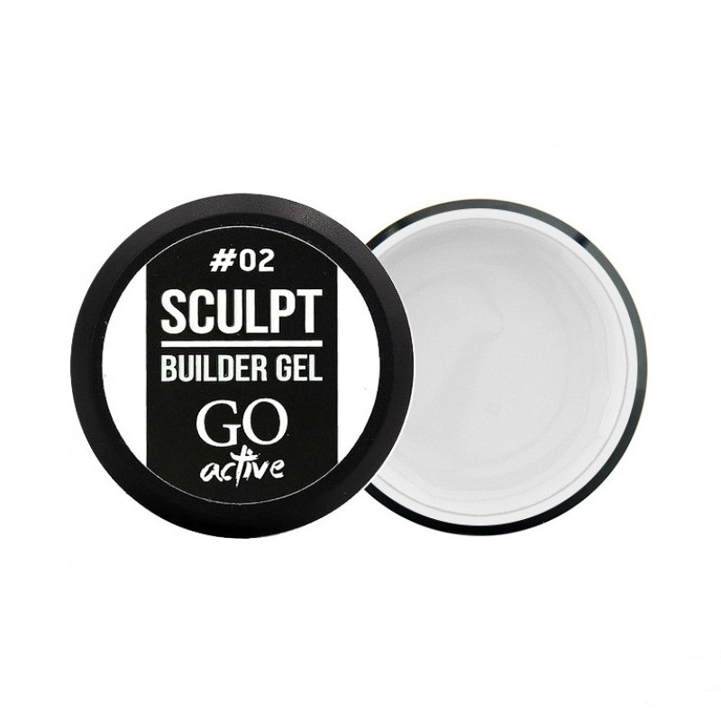 Билдер-гель GO Active Sculpt Builder Gel Milk 02, молочный, 12 мл Билдер-гель GO Active Sculpt Builder Gel Milk 02, молочный, 12 мл