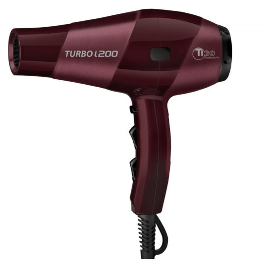 Фен для волосся бордовий TICO Professional Turbo i200 (100021)