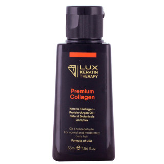 Кератин для випрямлення волосся 55 мл Premium Collagen, Lux Keratin Therapy