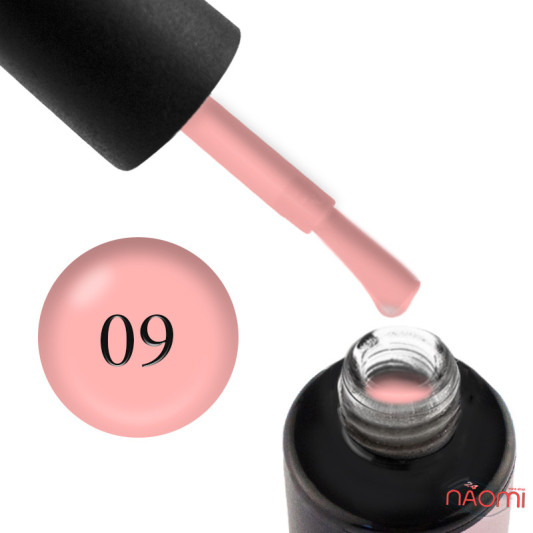 Основа для гель-лаку Rubber Comouflage Base Coat №9 6 мл, Naomi