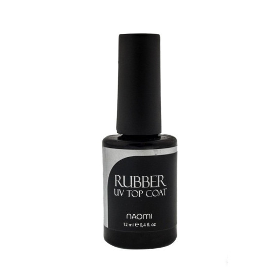 Закріплювач для гель-лаку Rubber UV Top Coat 12 мл, Naomi