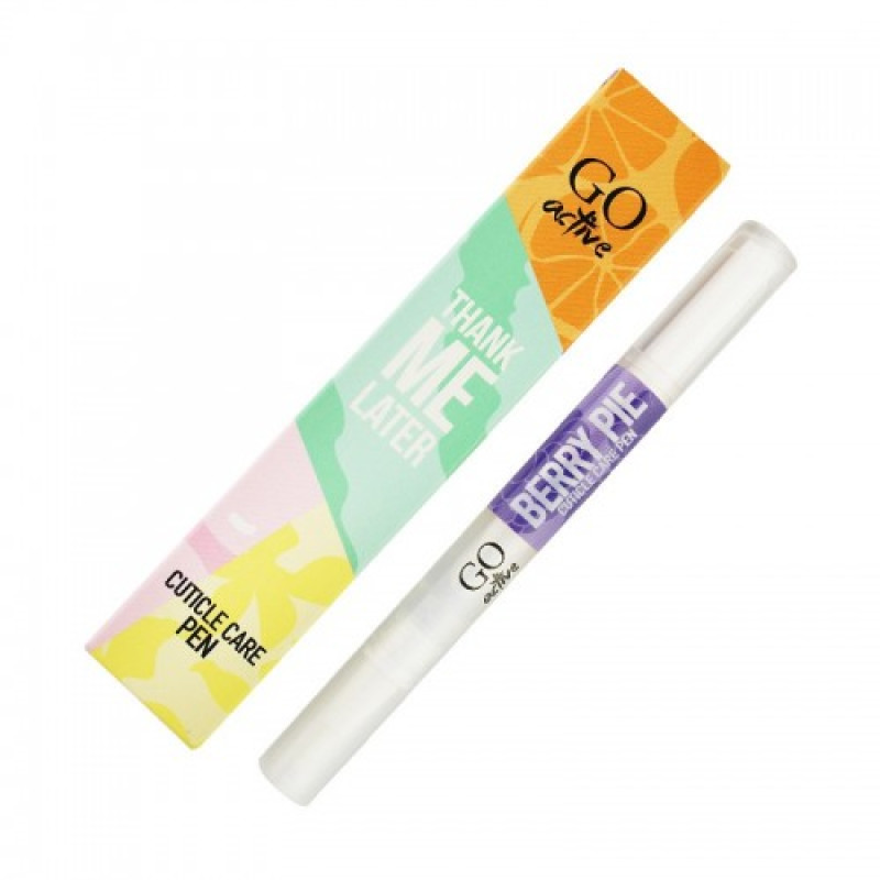 Олія для догляду за кутикулою в олівці 2,5 мл Cuticle OIL Berry Pie, Go Active Naomi Олія для догляду за кутикулою в олівці 2,5 мл Cuticle OIL Berry Pie, Go Active Naomi