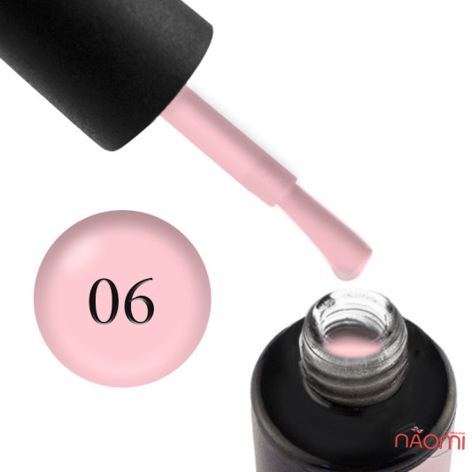 Основа для гель-лаку Rubber Comouflage Base Coat №6 6 мл, Naomi