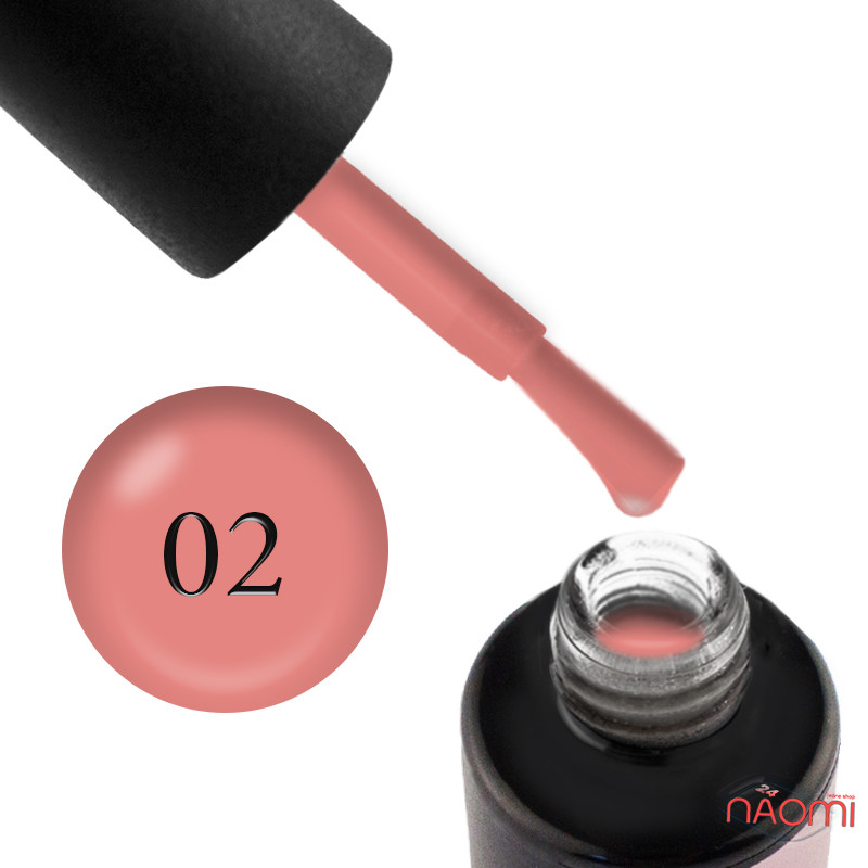 Основа для гель-лака Rubber Comouflage Base Coat №2 6 мл, Naomi Основа для гель-лака Rubber Comouflage Base Coat №2 6 мл, Naomi